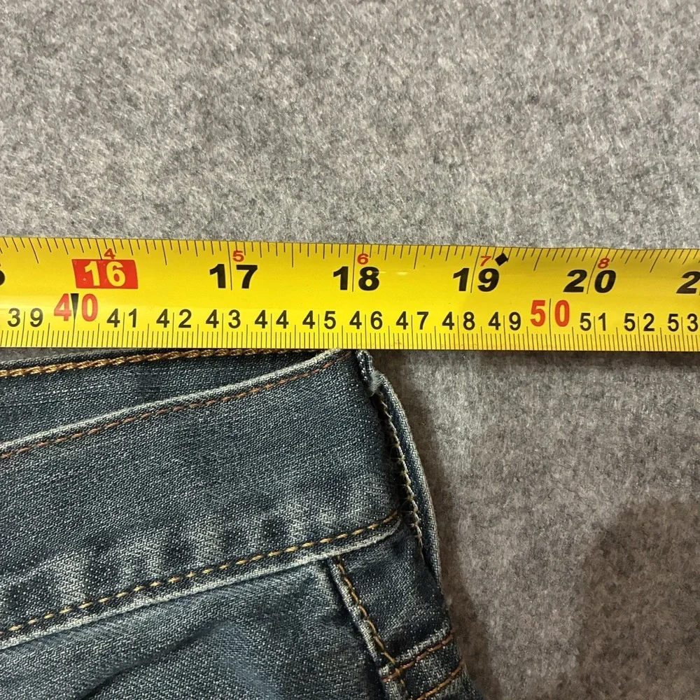 Vintage Y2K Levis 567 Loose Boot Cut Jeans 36x29 Baggy Wide Leg Faded Whiskers